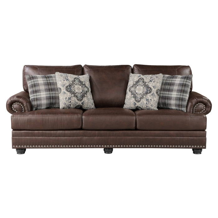 Franklin Brown Sofa - Ornate Home