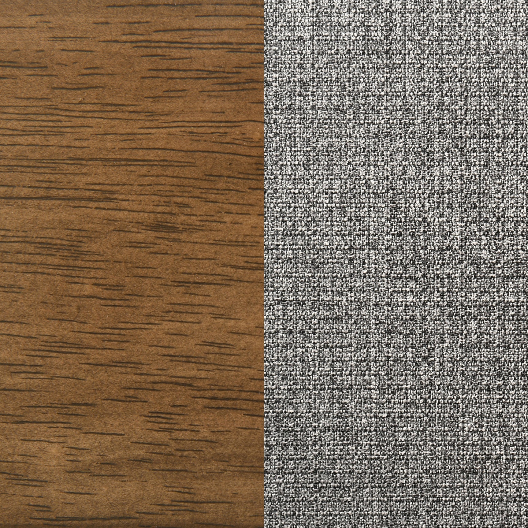 Franklin Grey/Dark Oak Upholstered Dining (Set of 2) - Ornate Home