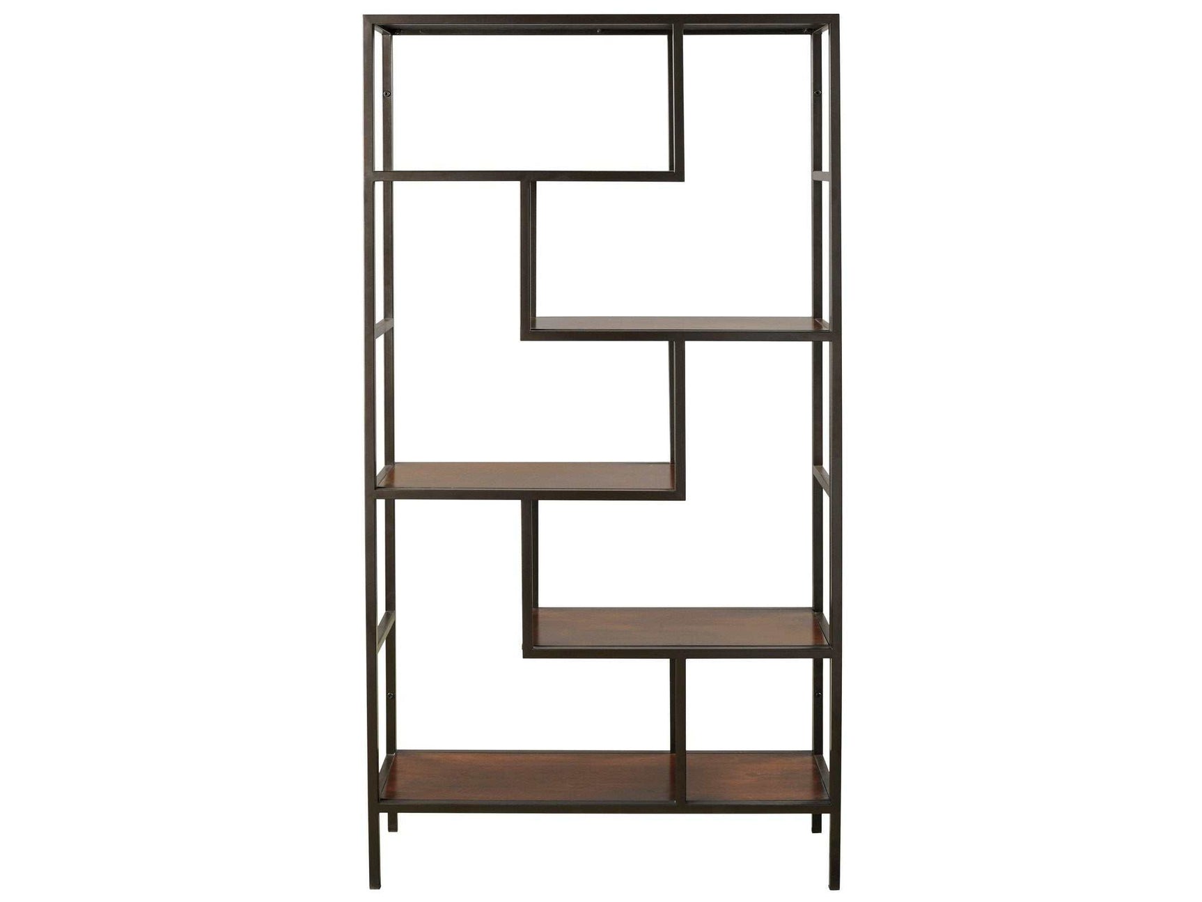 Frankwell Brown/Black Bookcase (Online Special Price) - Ornate Home