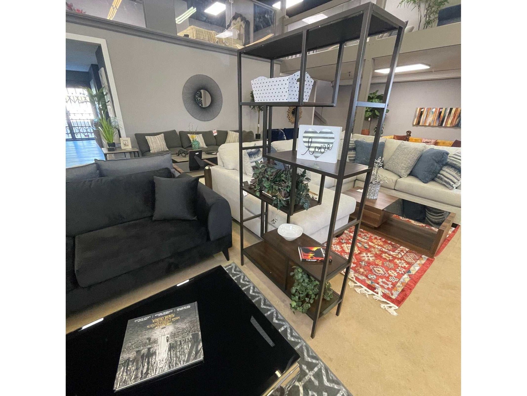 Frankwell Brown/Black Bookcase (Online Special Price) - Ornate Home