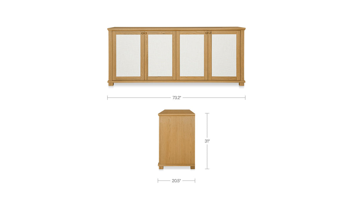 Frans Cream Sideboard - Ornate Home