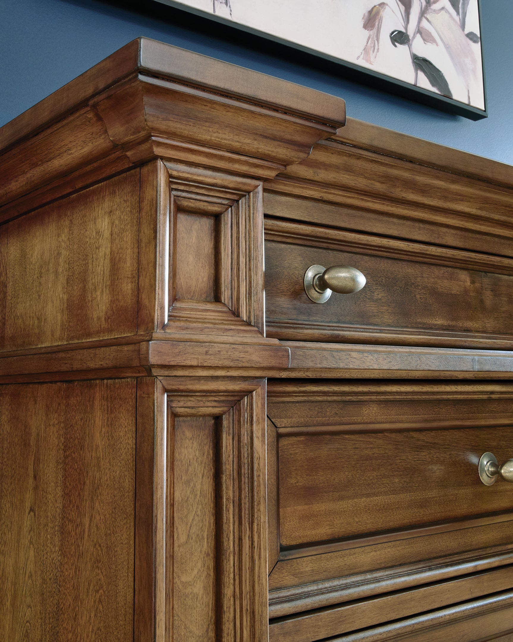 Frantanna Brown Five Drawer Chest (Online Special Price) - Ornate Home