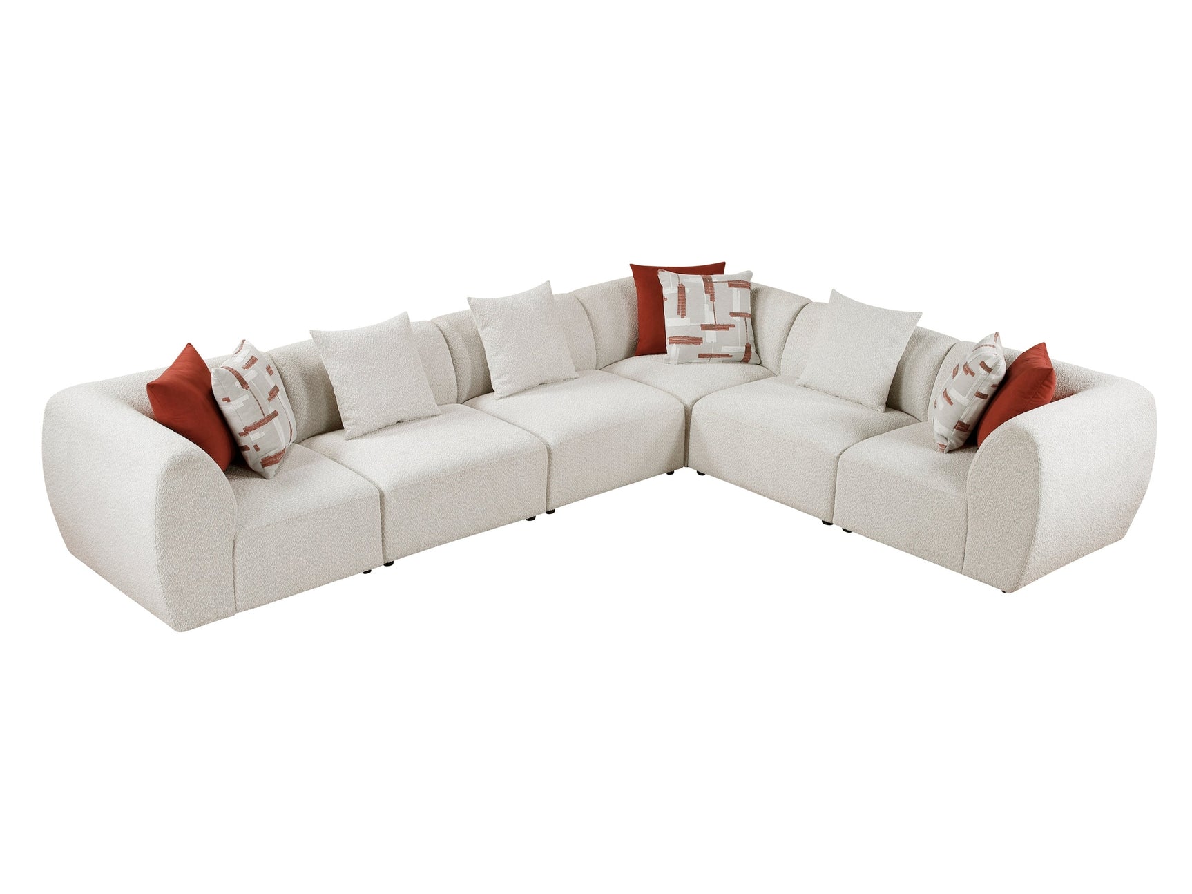 Franz Beige 6-Piece Modular Sectional - Ornate Home