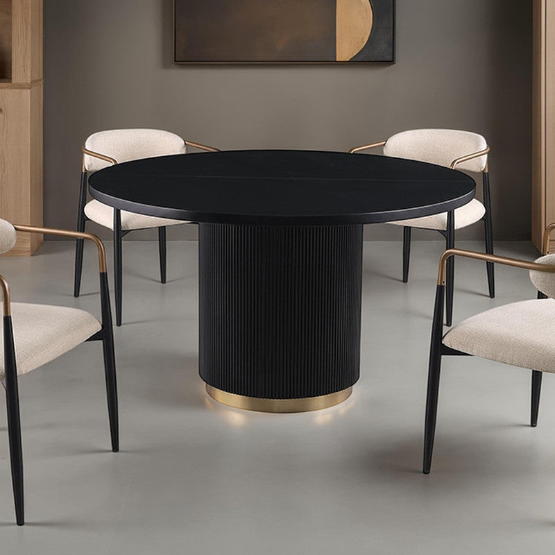 Frascone Black Game Table - Ornate Home