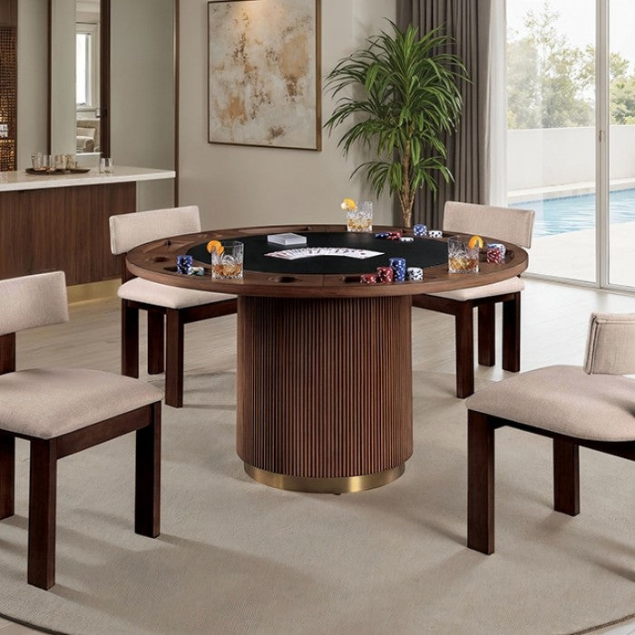 Frascone Brown Game Table - Ornate Home