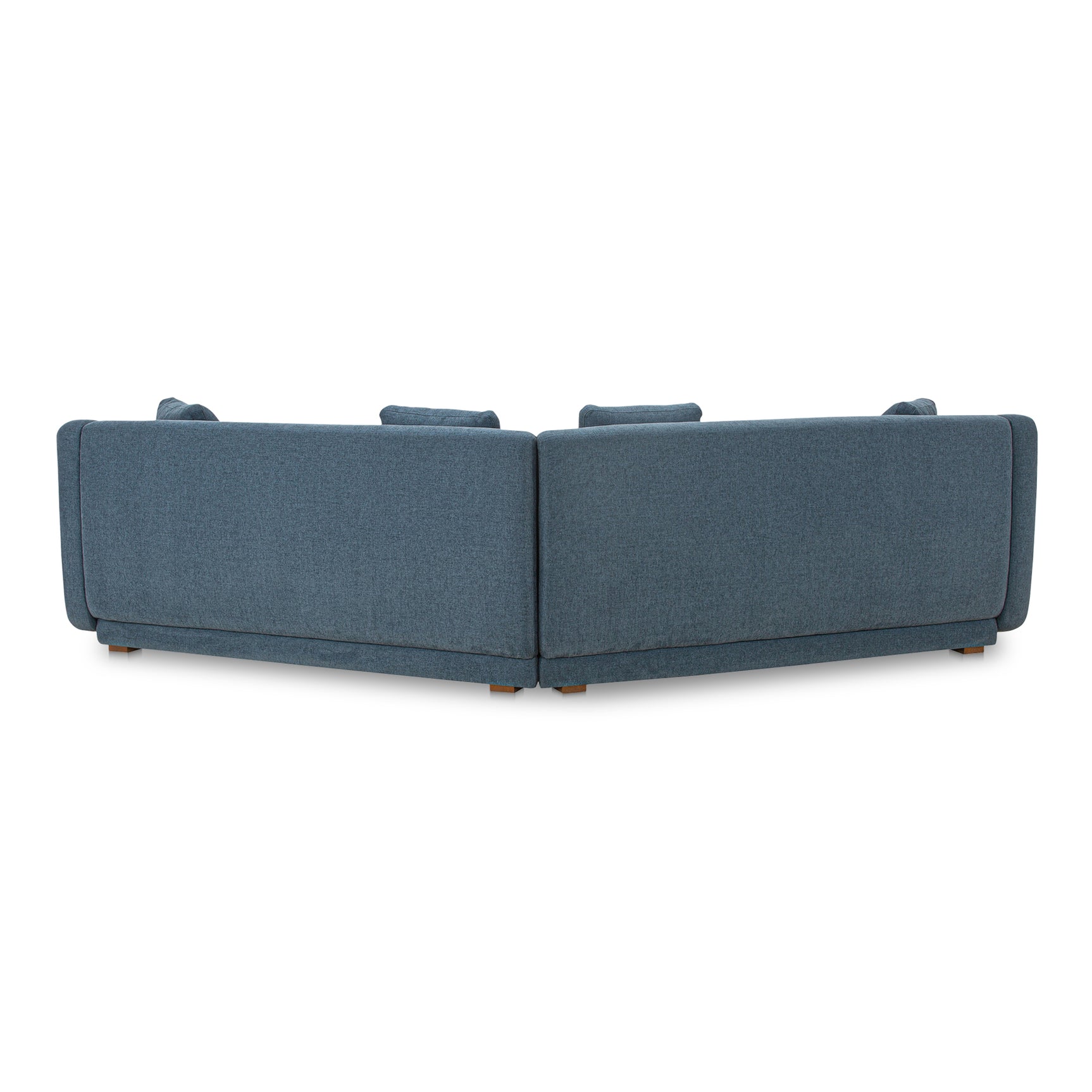 Fraser Deep Blue 2 Piece Modular Sofa - Ornate Home