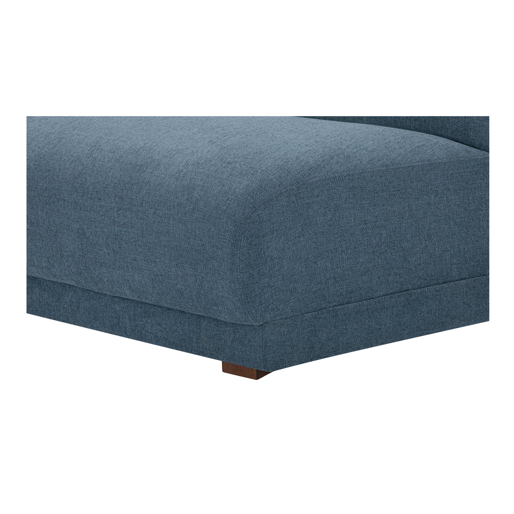 Fraser Deep Blue Wedge Slipper Chair - Ornate Home