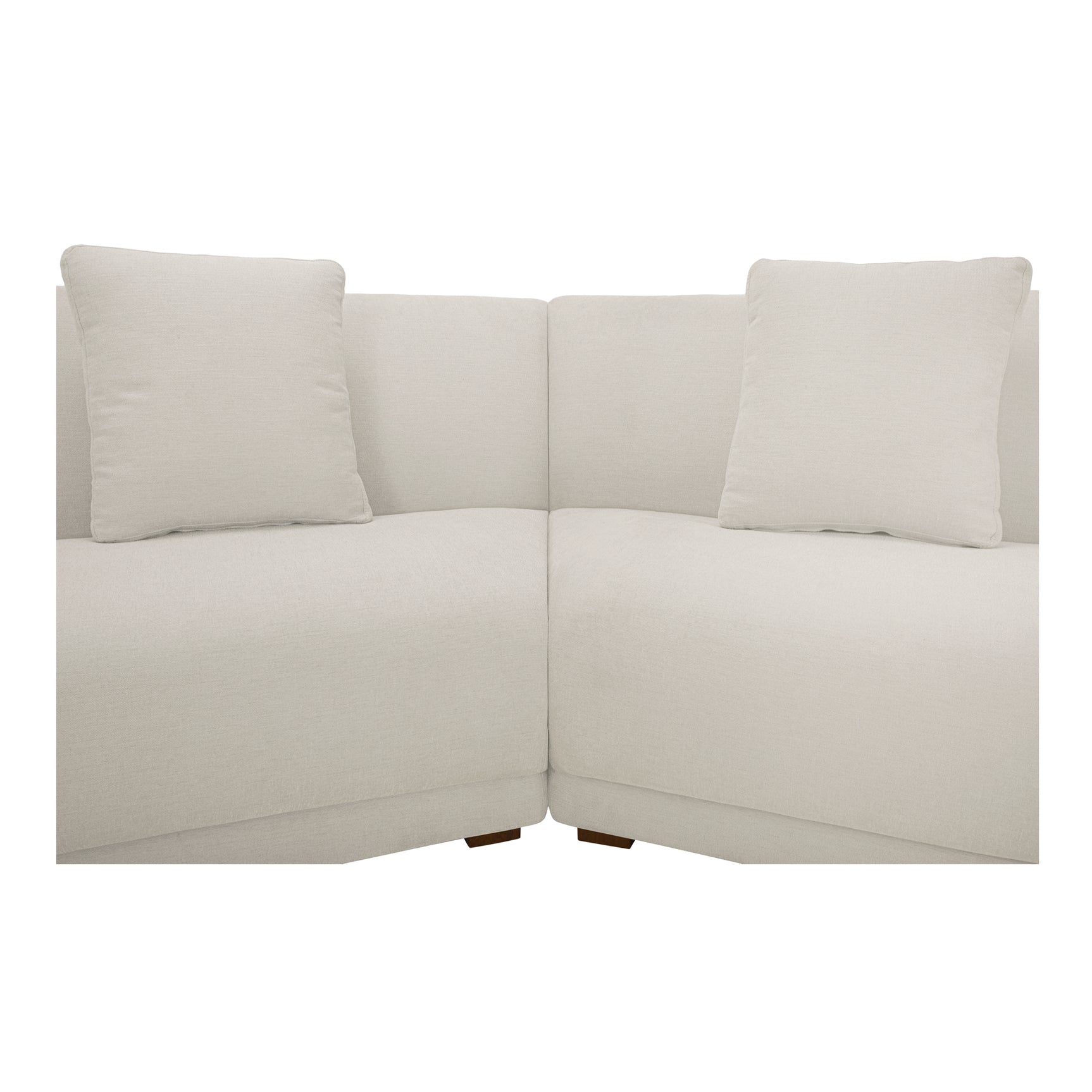 Fraser White 4 Piece Modular Sectional - Ornate Home