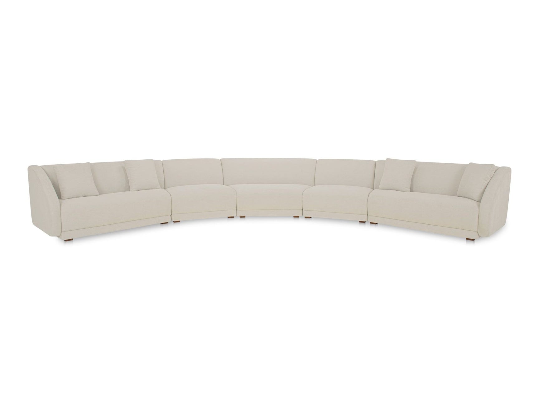 Fraser White 5 Piece Modular Sectional - Ornate Home
