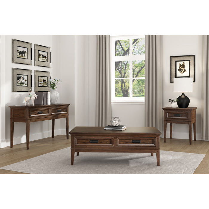 Frazier Park Brown Cherry Sofa Table - Ornate Home