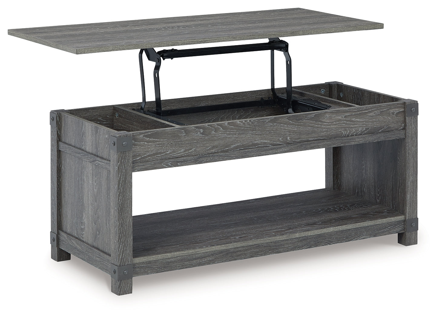 Freedan Grayish Brown Lift Top Coffee Table (Online Special Price) - Ornate Home