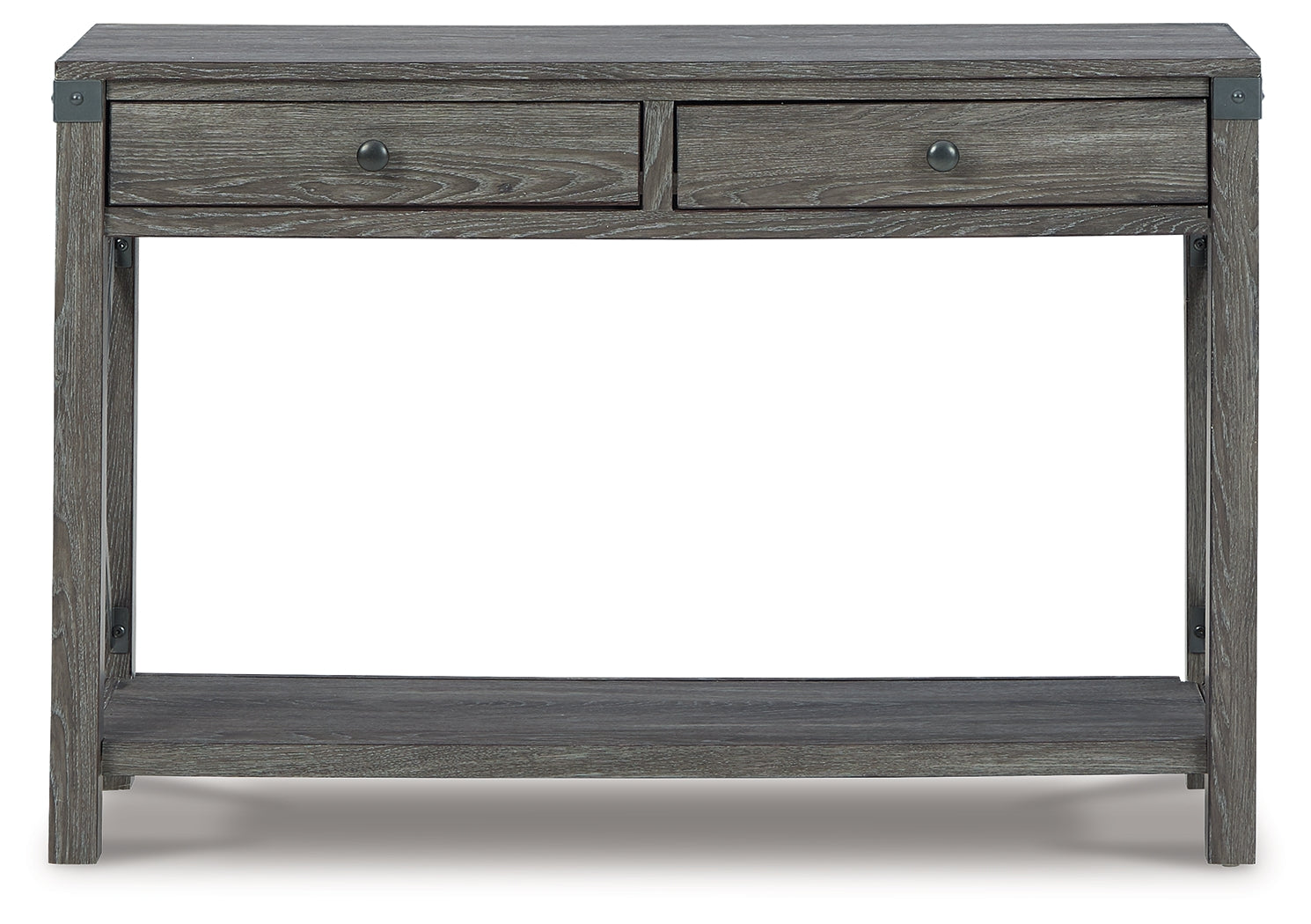Freedan Grayish Brown Sofa/Console Table (Online Special Price) - Ornate Home