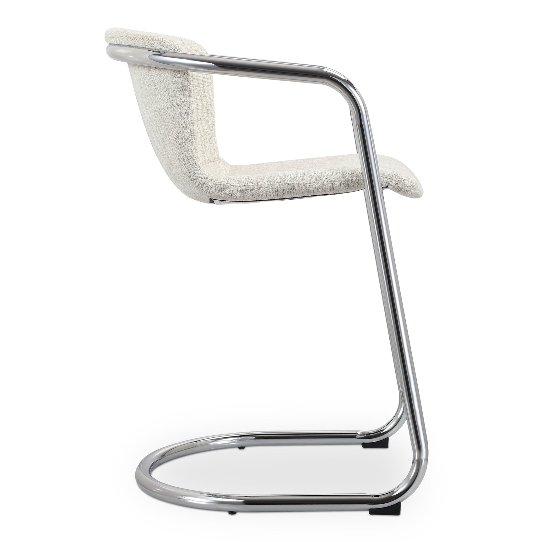 Freeman Chrome Frame Counter Stool (Set of 2) - Ornate Home