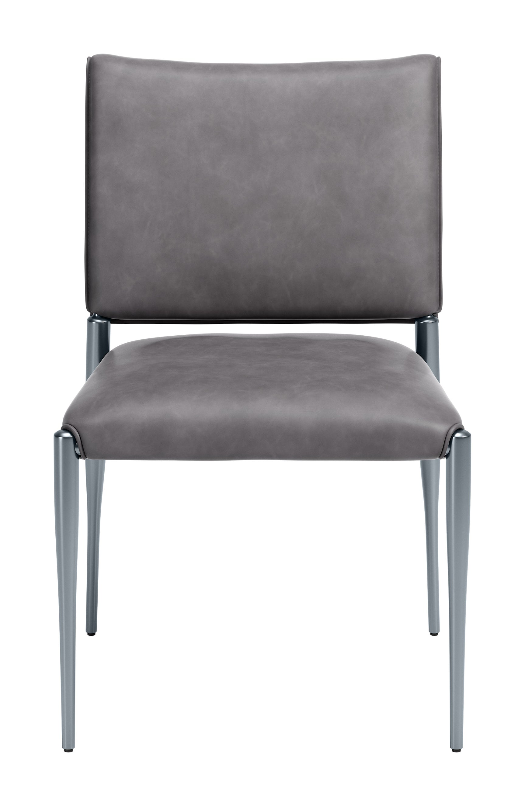 Freesia Charcoal Gray Dining Chair (Set of 2) - Ornate Home