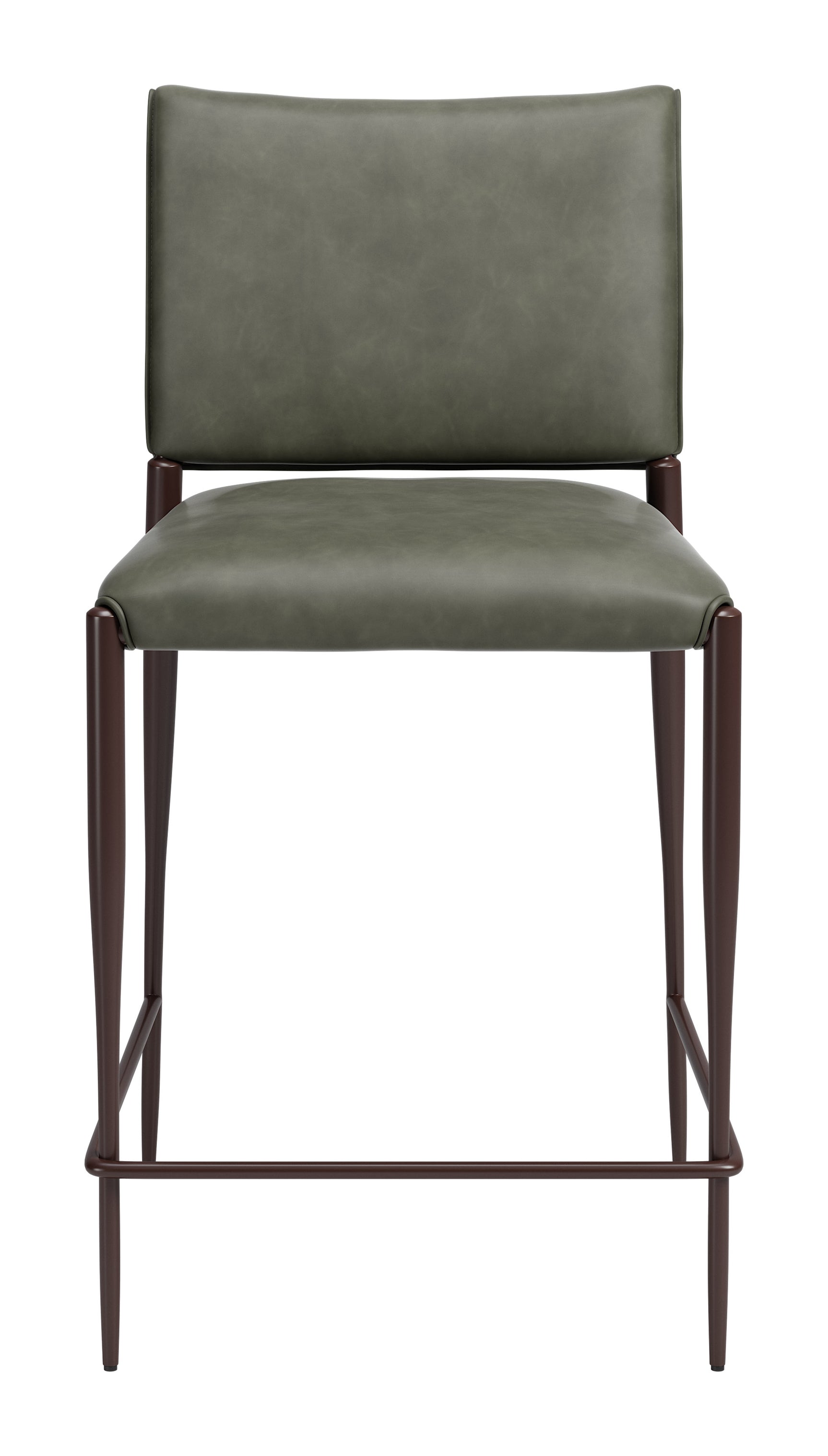 Freesia Olive Green Counter Stool (Set of 2) - Ornate Home