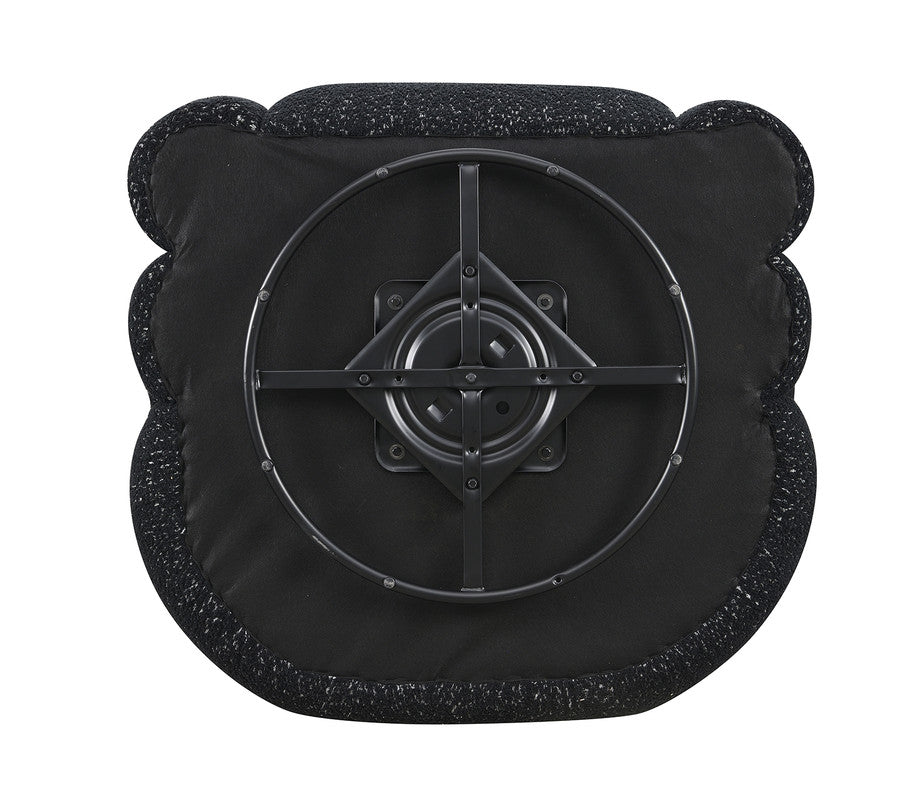 Freja Black Swivel Chair - Ornate Home