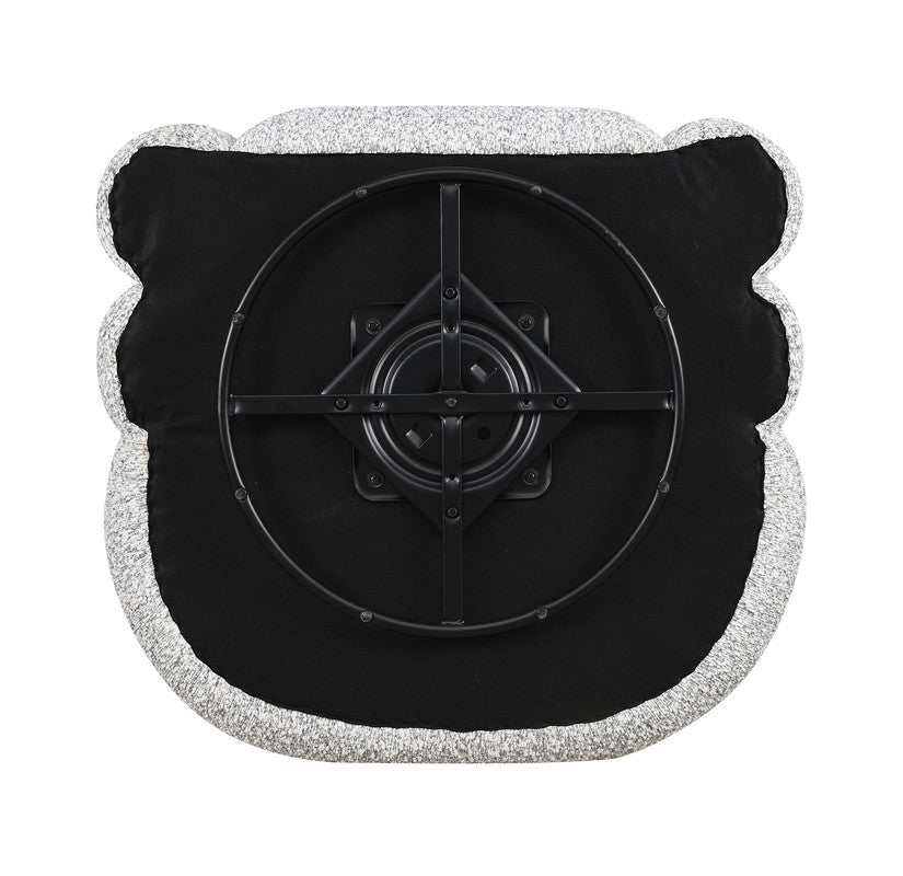 Freja Gray Swivel Chair - Ornate Home