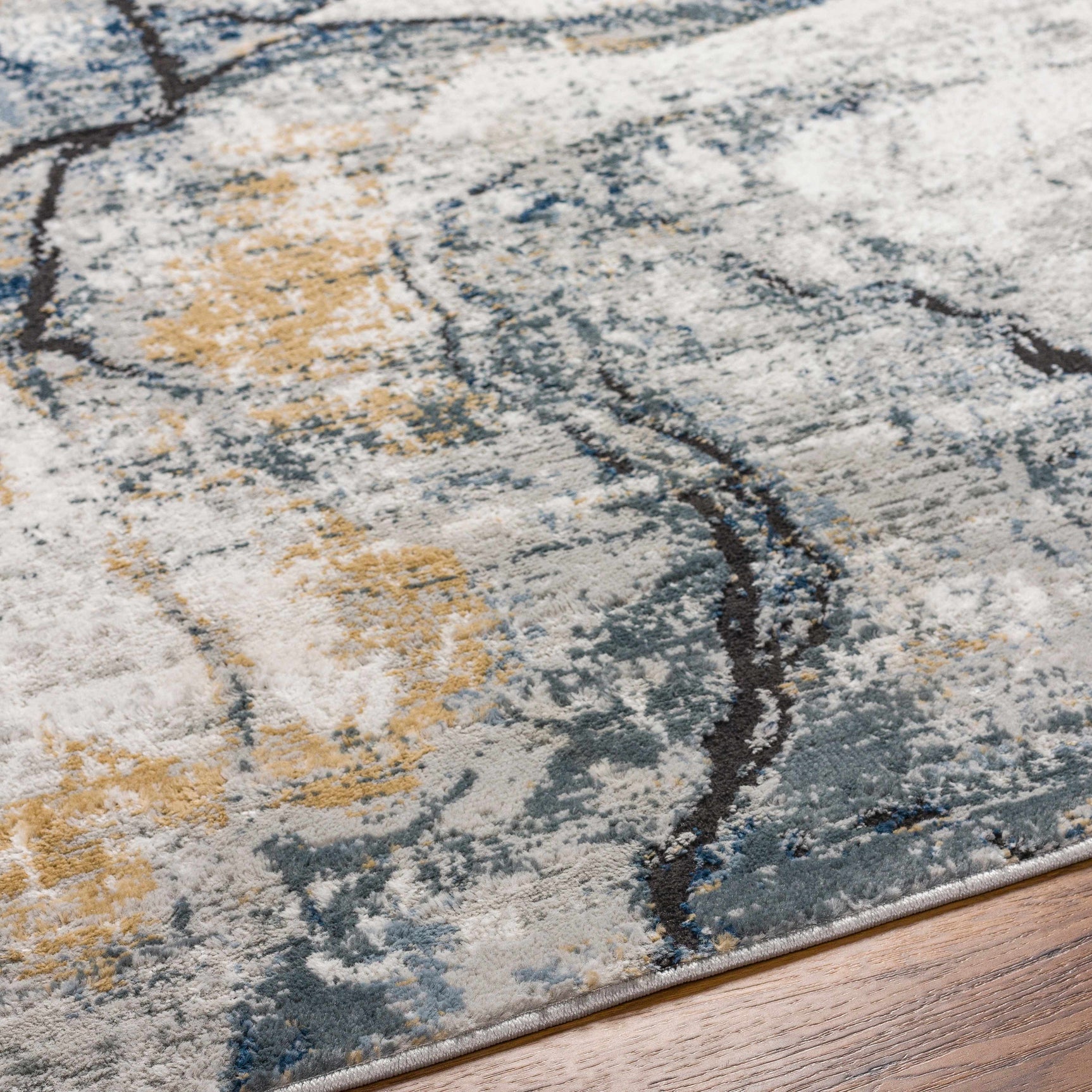 Fremantle Gray Marble Rug - Ornate Home