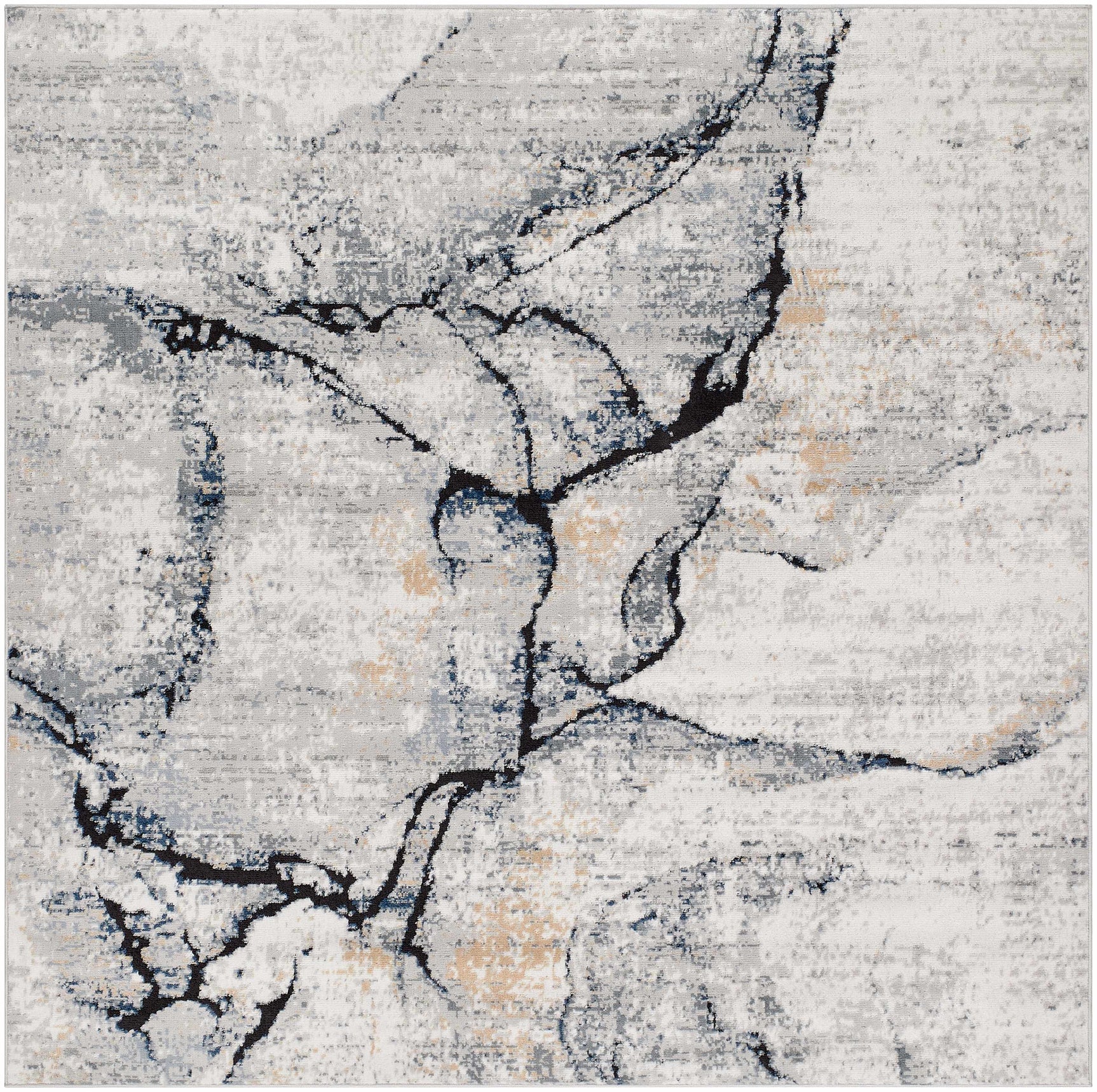 Fremantle Gray Marble Rug - Ornate Home