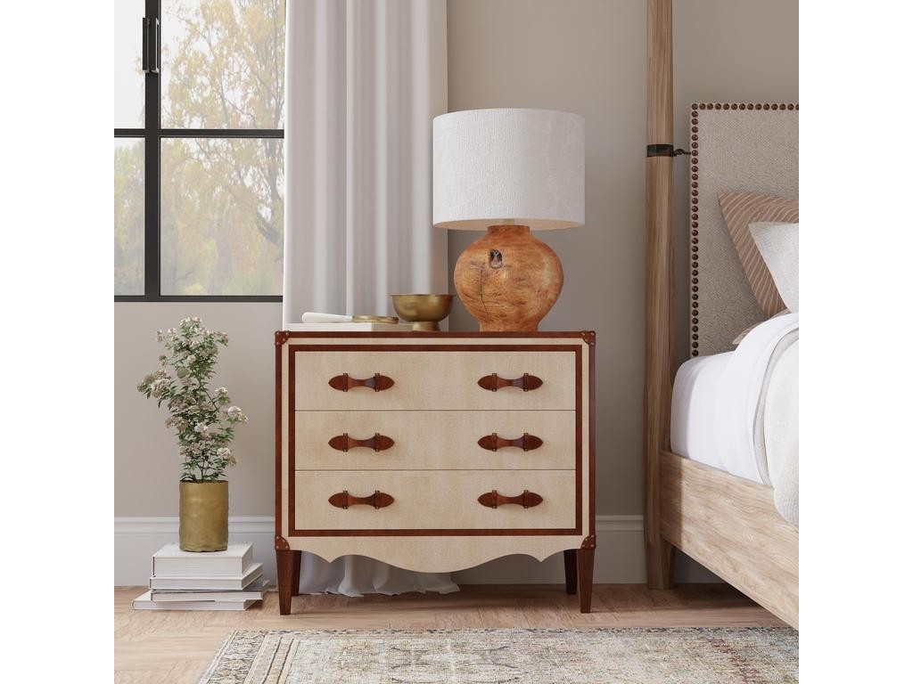 French Art Deco Beige Commode - Ornate Home
