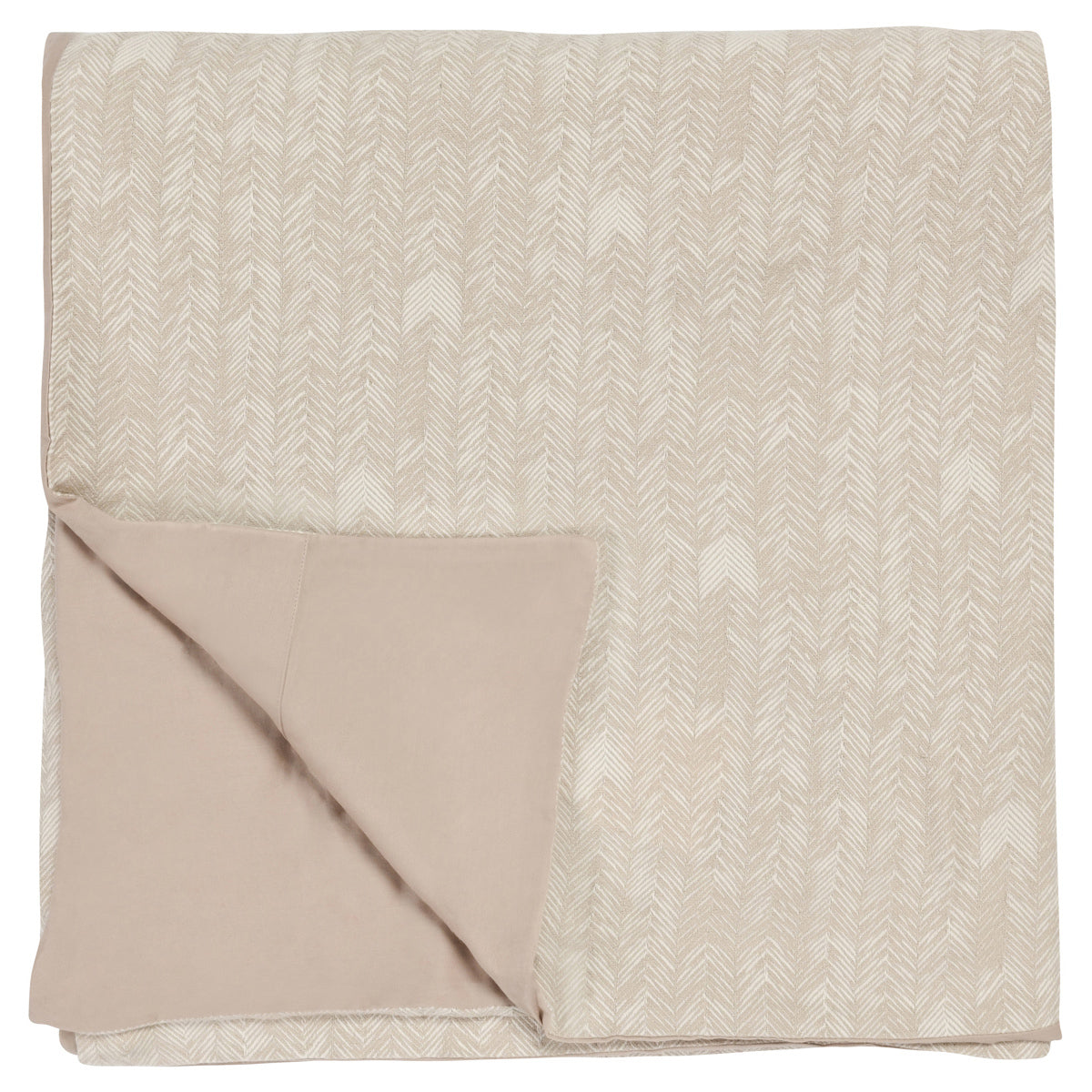 French Herringbone Natural Duvet Collection - Ornate Home