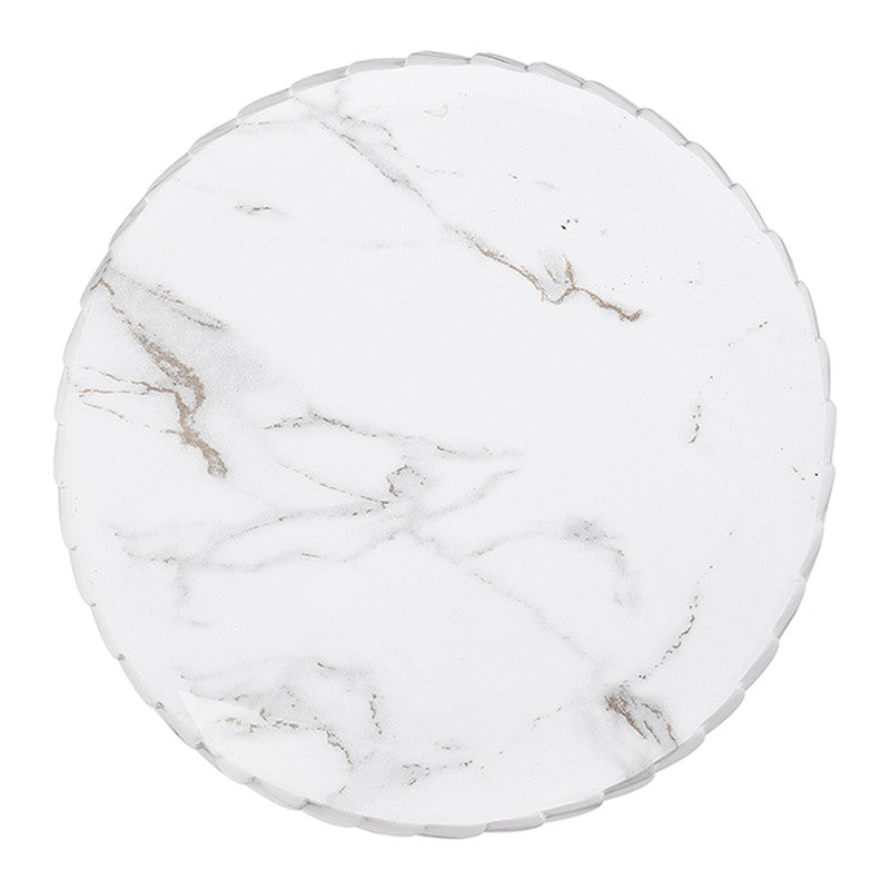 Fresco White Side Table - Ornate Home