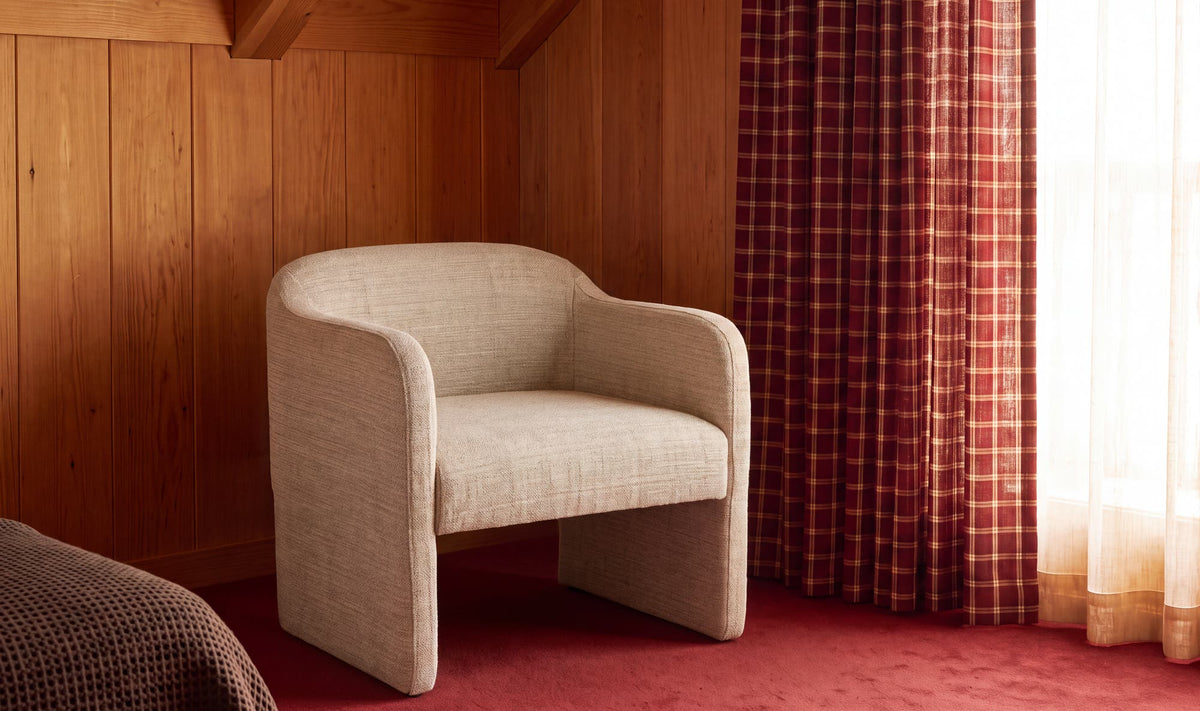Freya Toffee Accent Chair - Ornate Home