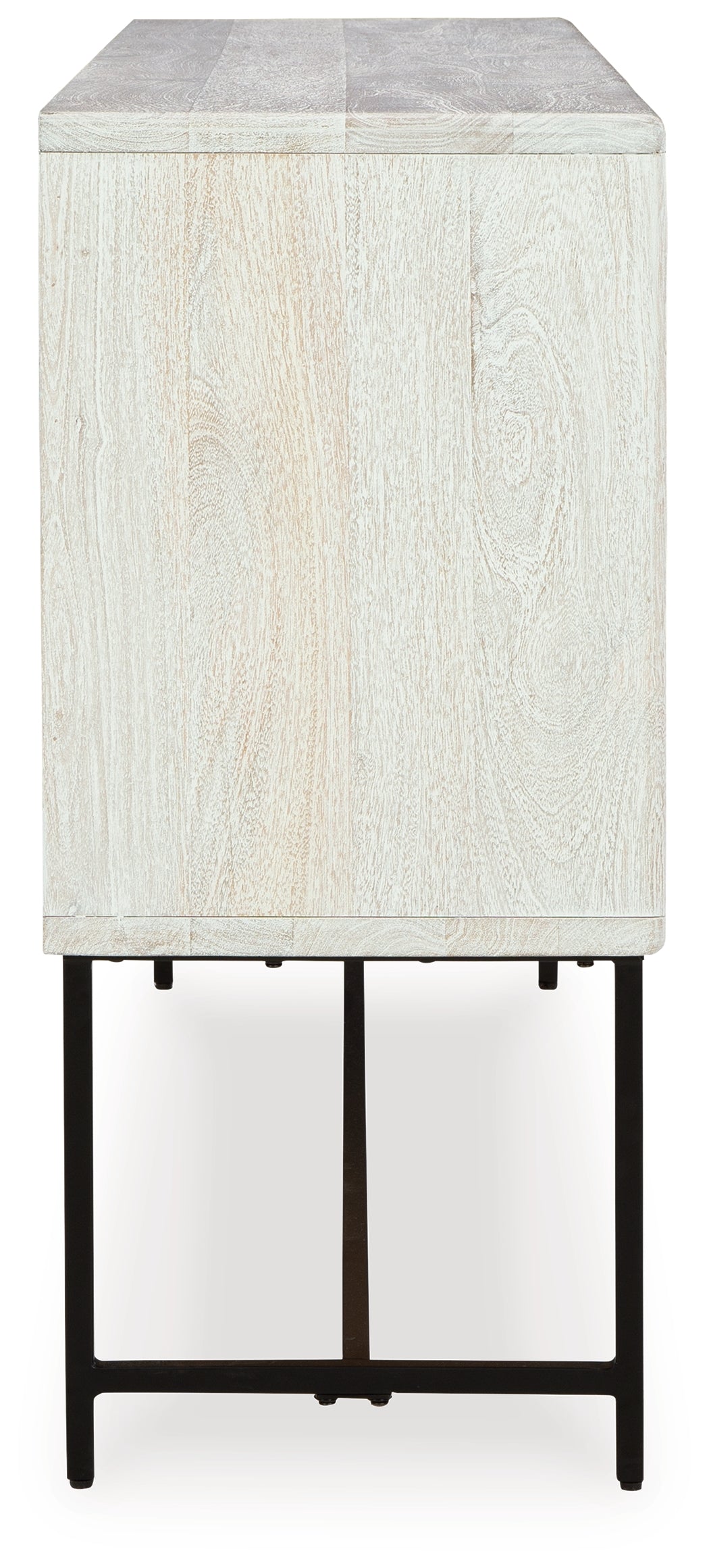 Freyton White/Gray Accent Cabinet - Ornate Home