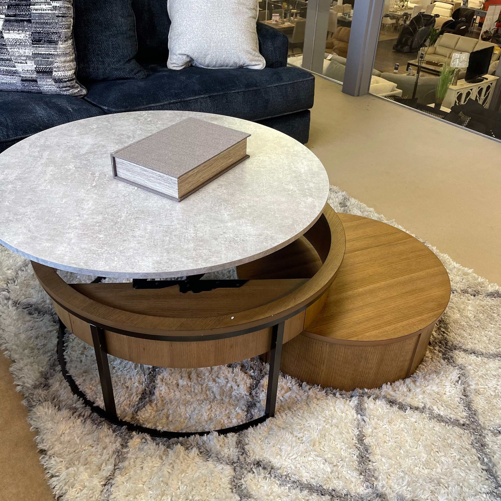 Fridley Nesting Lift Top Coffee Table & Storage Trunk (Set of 2) - Ornate Home