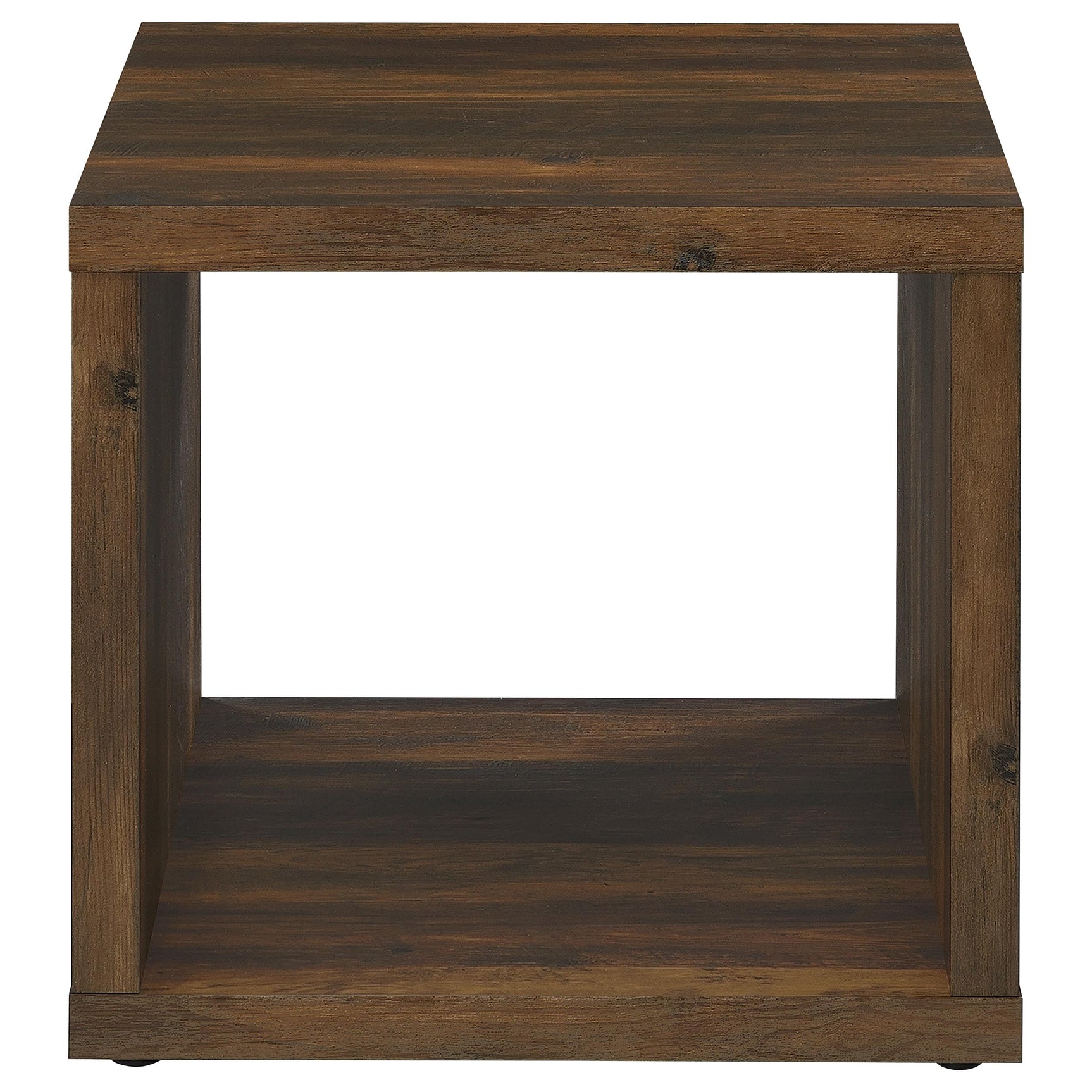 Frisco Dark Pine Square End Table - Ornate Home