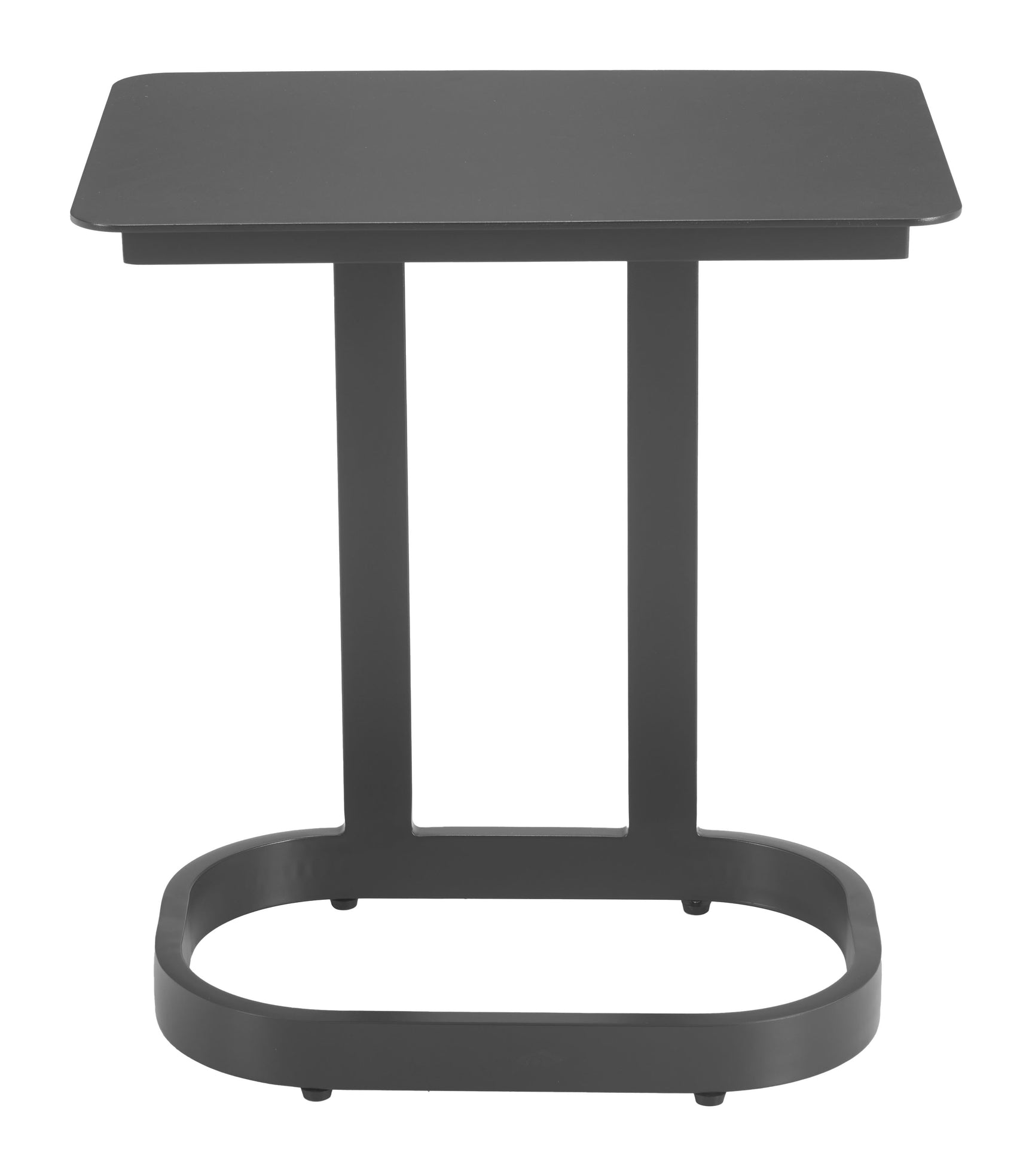 Friss Black Outdoor End Table - Ornate Home