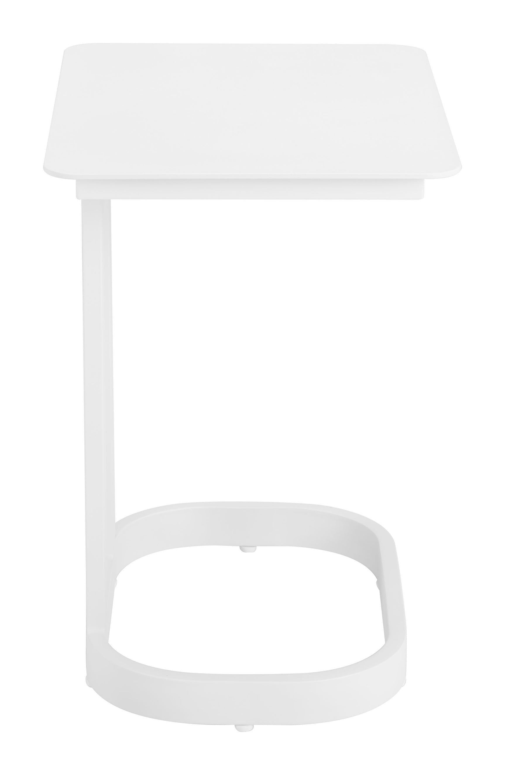Friss White End Table