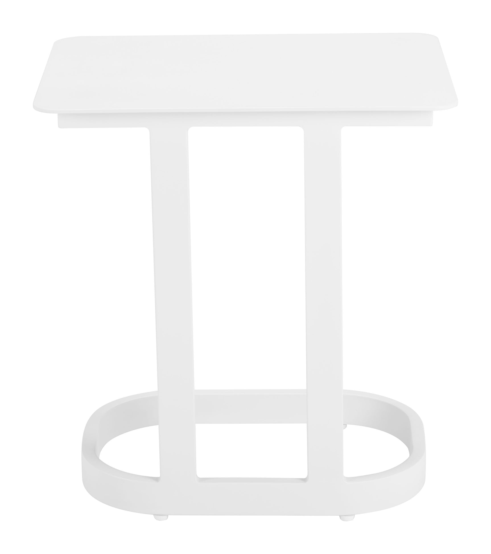 Friss White End Table
