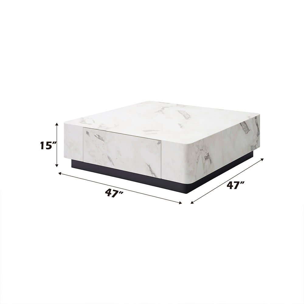 Fritzy Engineered Stone Coffee Table - Ornate Home