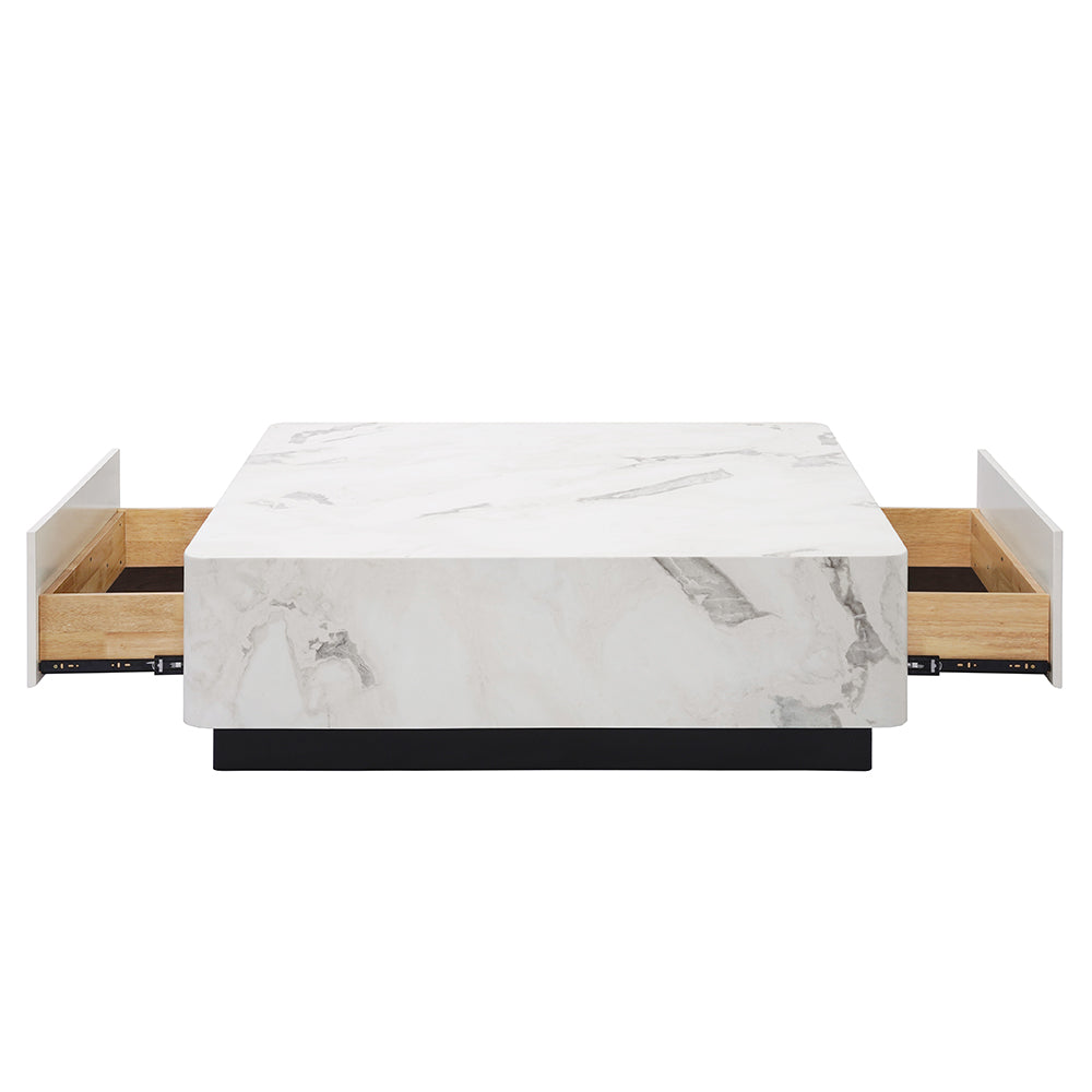 Fritzy Engineered Stone Coffee Table - Ornate Home