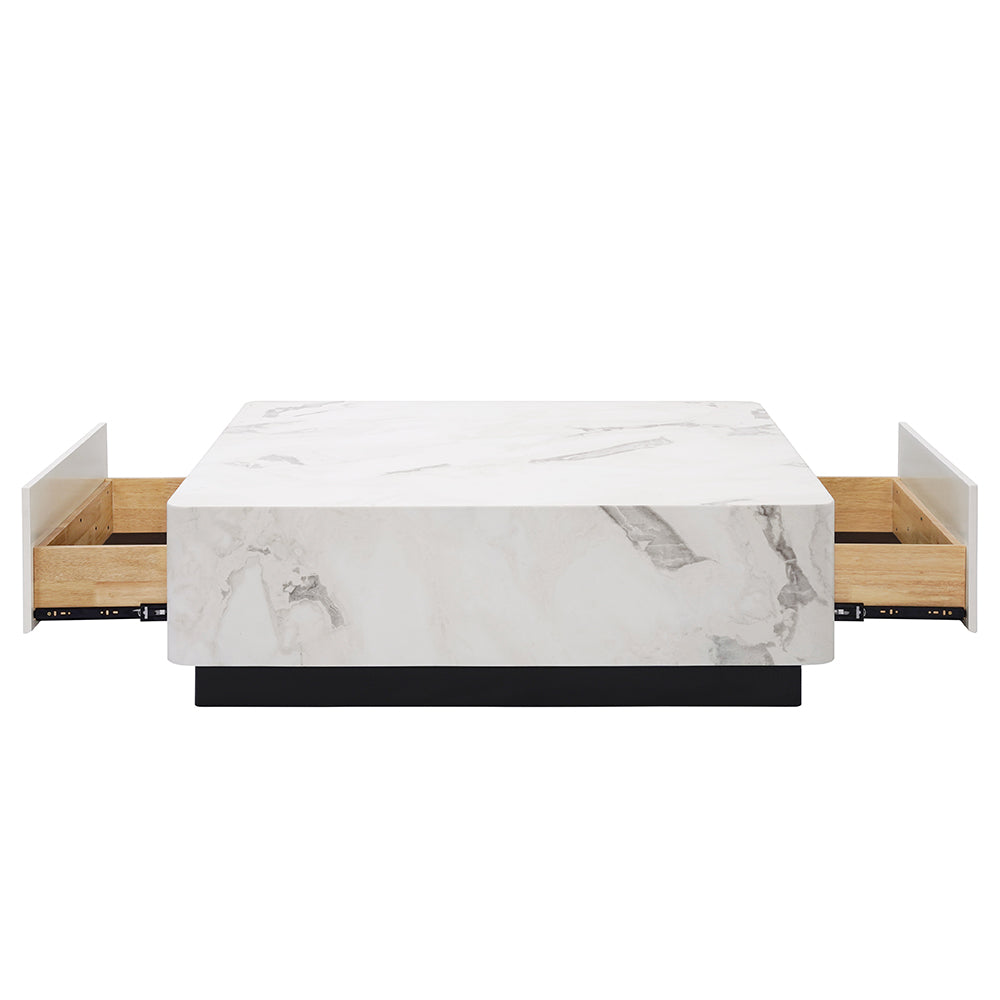 Fritzy Engineered Stone Coffee Table - Ornate Home
