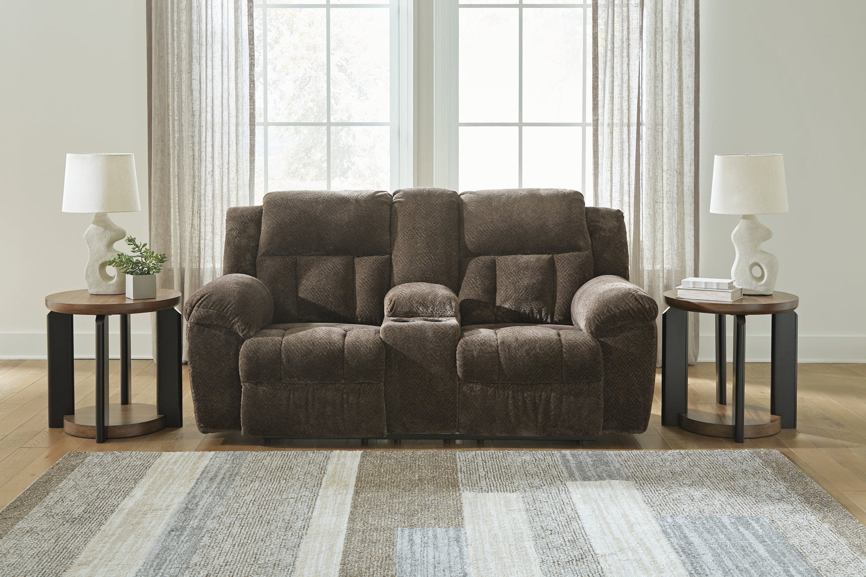 Frohn Chocolate Reclining Loveseat and Recliner (Online Special Price) - Ornate Home