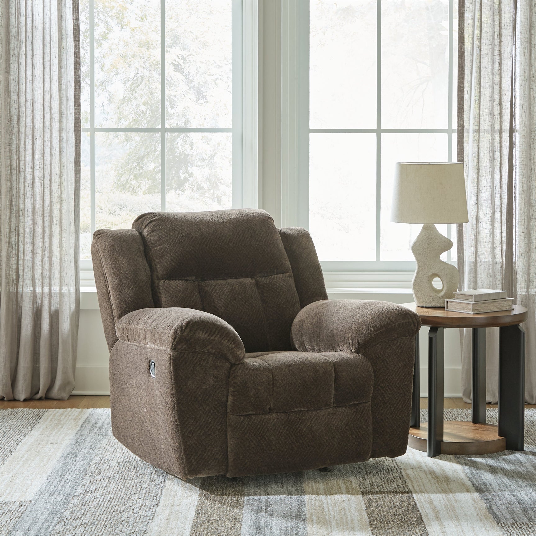 Frohn Chocolate Reclining Sofa, Loveseat and Recliner (Online Special Price) - Ornate Home