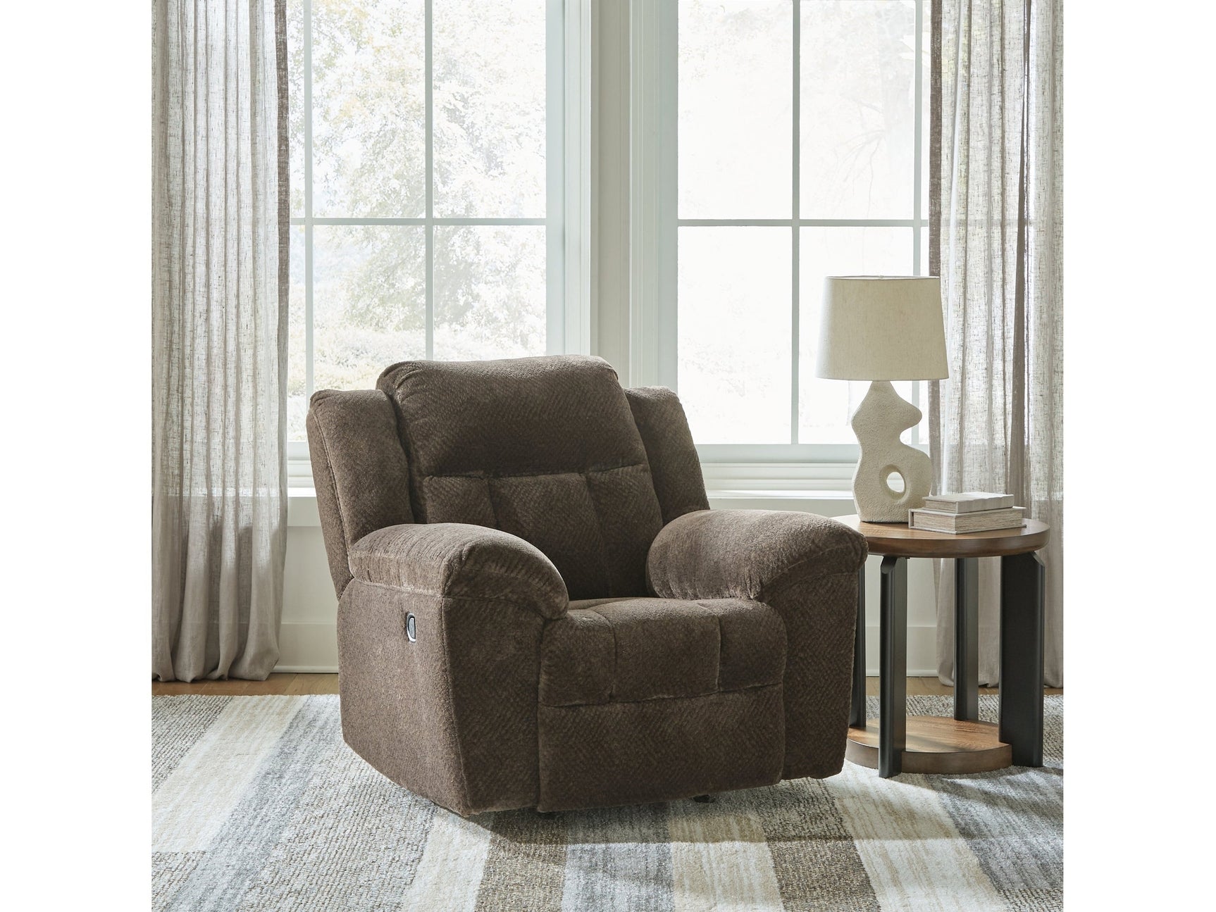 Frohn Chocolate Rocker Recliner - Ornate Home