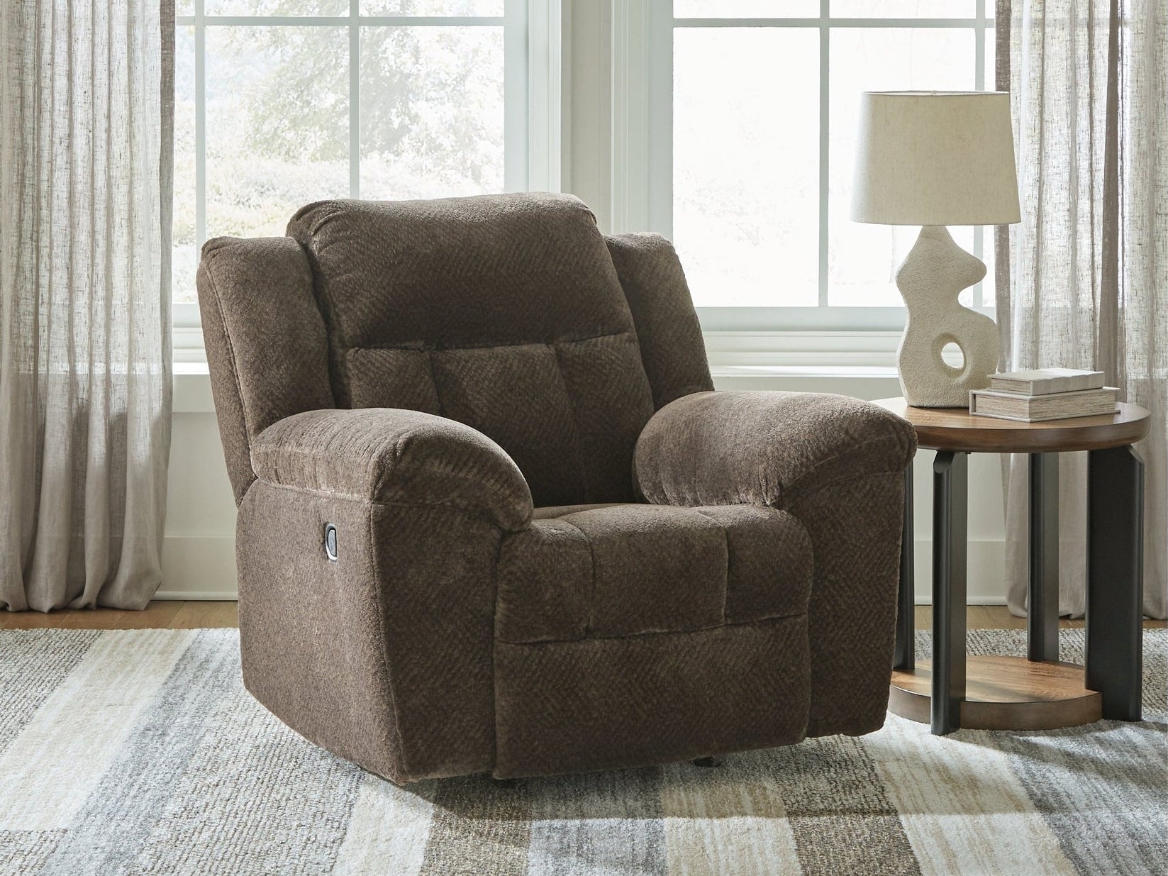 Frohn Chocolate Rocker Recliner - Ornate Home