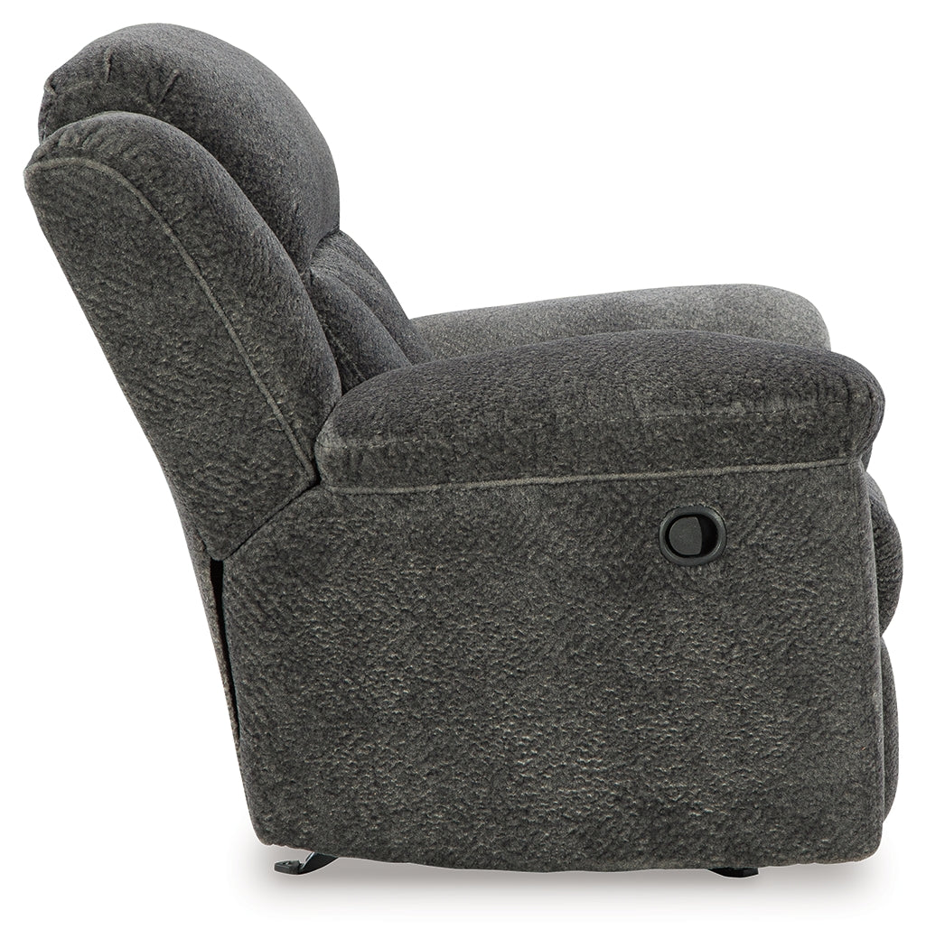 Frohn Graphite Reclining Loveseat & Recliner - Ornate Home