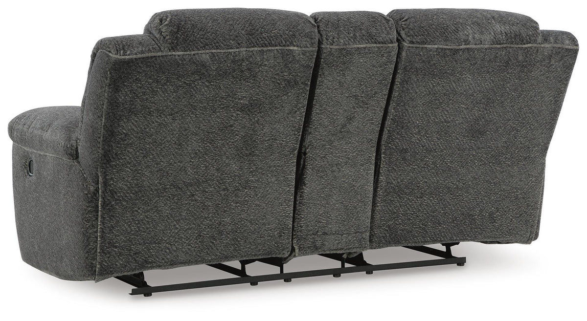 Frohn Graphite Reclining Sofa and Loveseat and 2 Recliners - Ornate Home