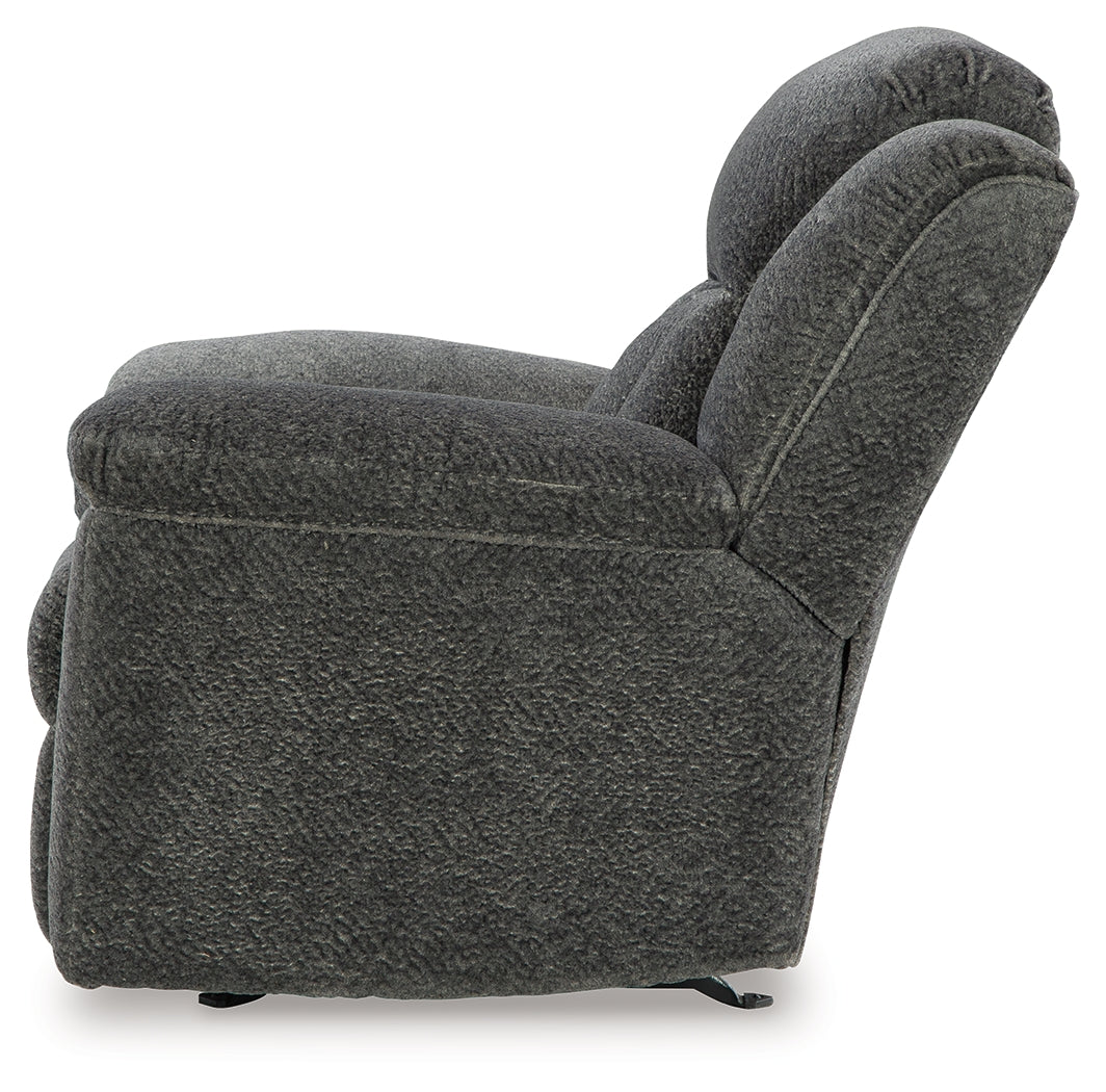 Frohn Graphite Rocker Recliner - Ornate Home