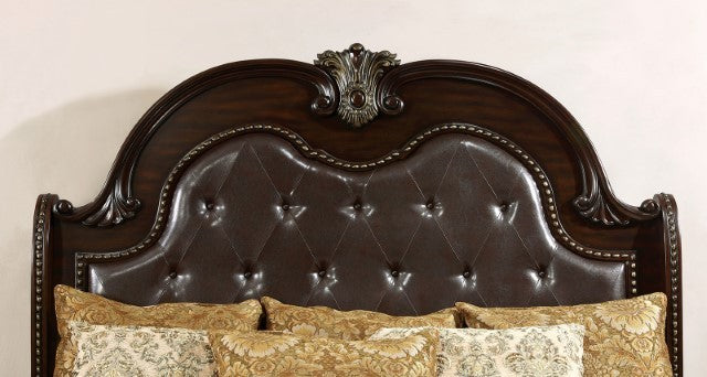 Fromberg Brown Cherry Eastern King Bed - Ornate Home