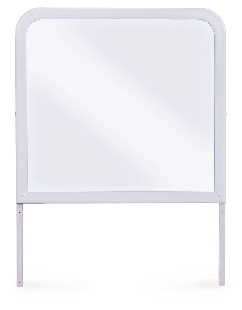 Frostlyn White Bedroom Mirror - Ornate Home