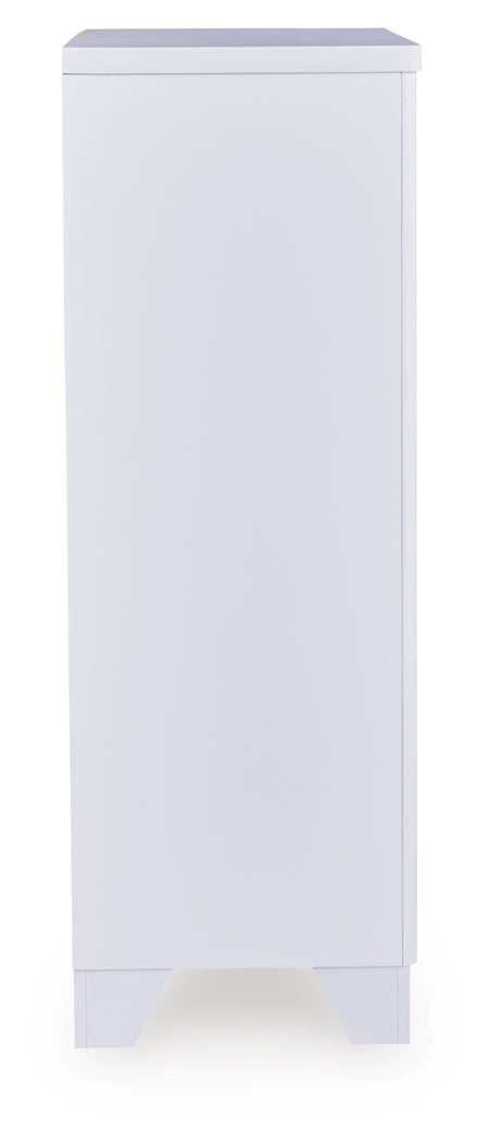 Frostlyn White Chest of Drawers - Ornate Home