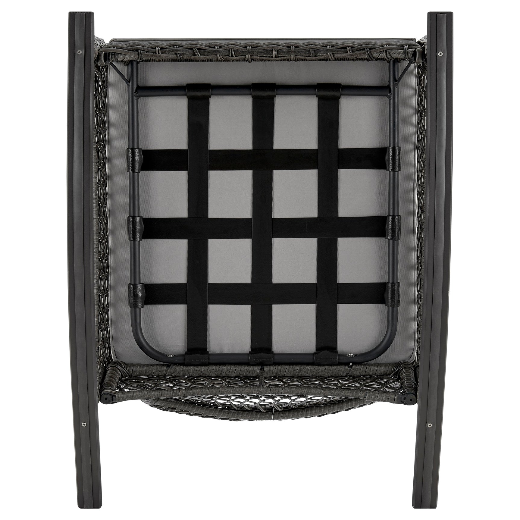 Fruttuo Patio Rocking Chair with Grey Cushions - Ornate Home