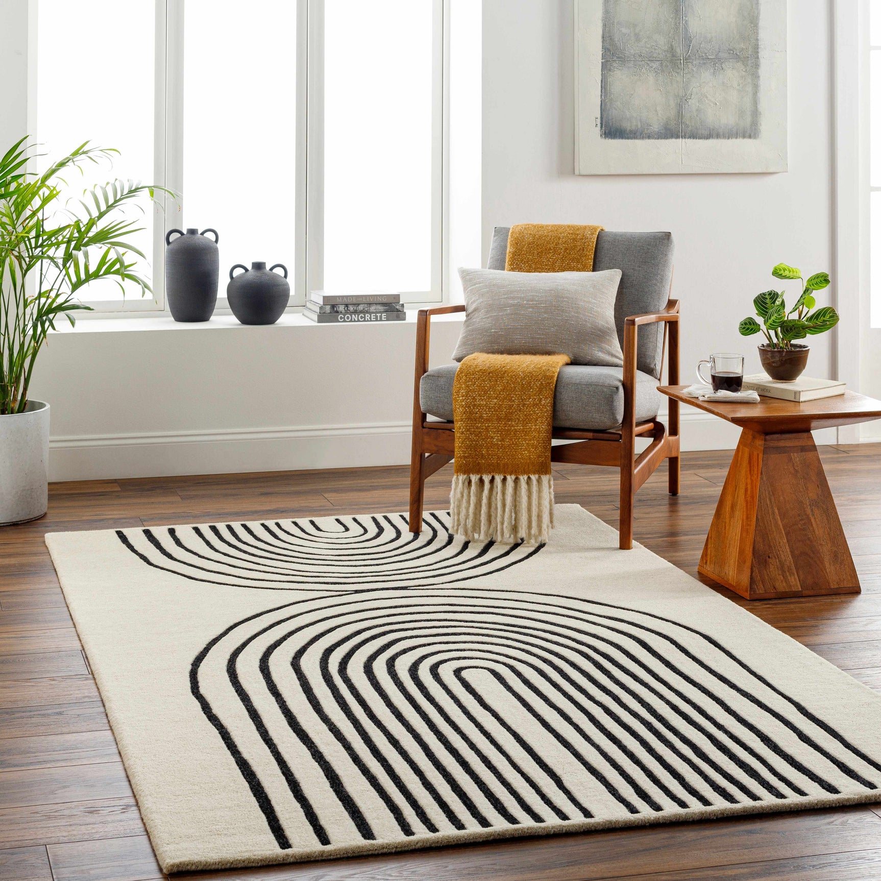 Fuat Cream Area Rug - Clearance - Ornate Home