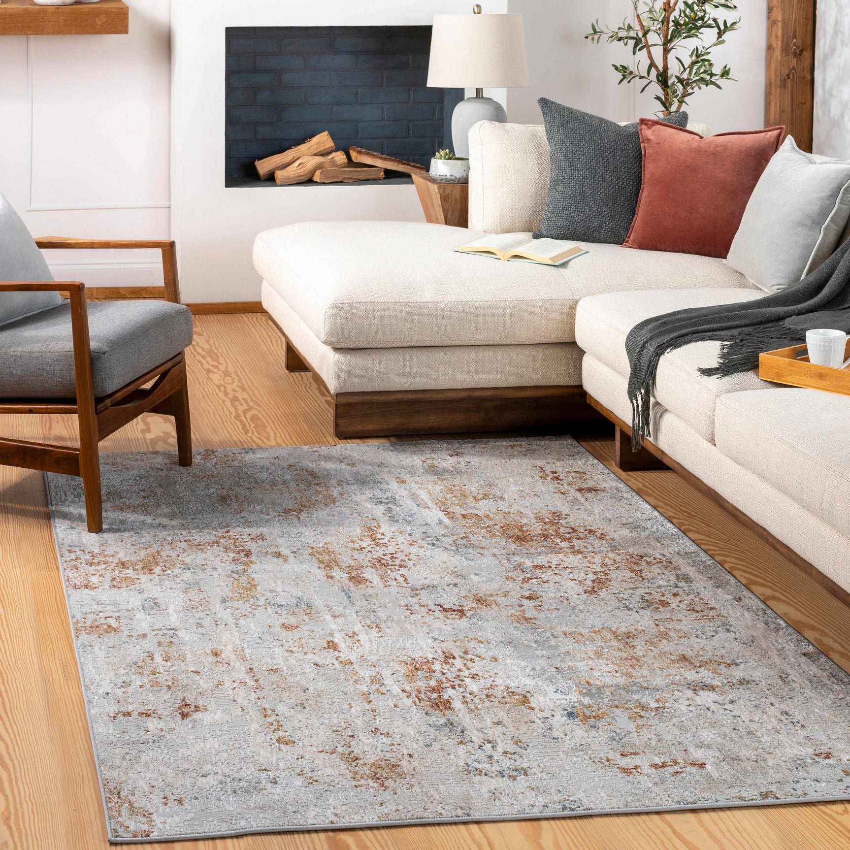 Fulham Textured Luxe Area Rug - Ornate Home