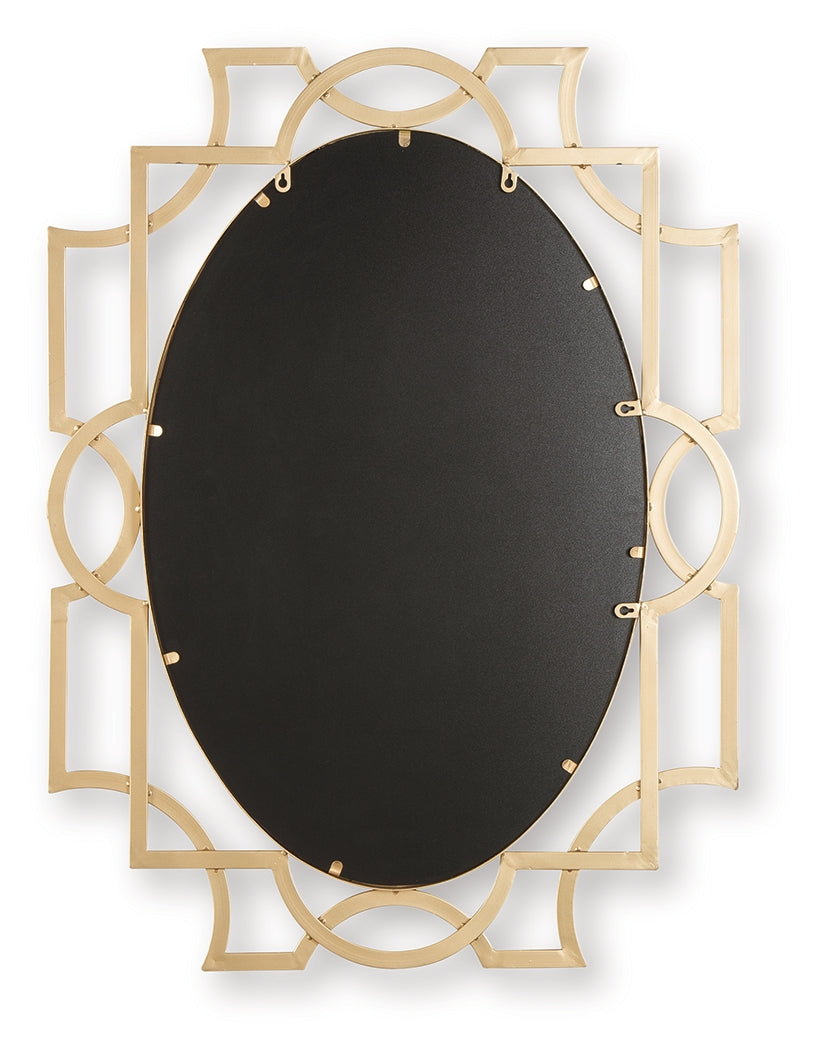 Fulkmore Antique Gold Finish Accent Mirror - Ornate Home